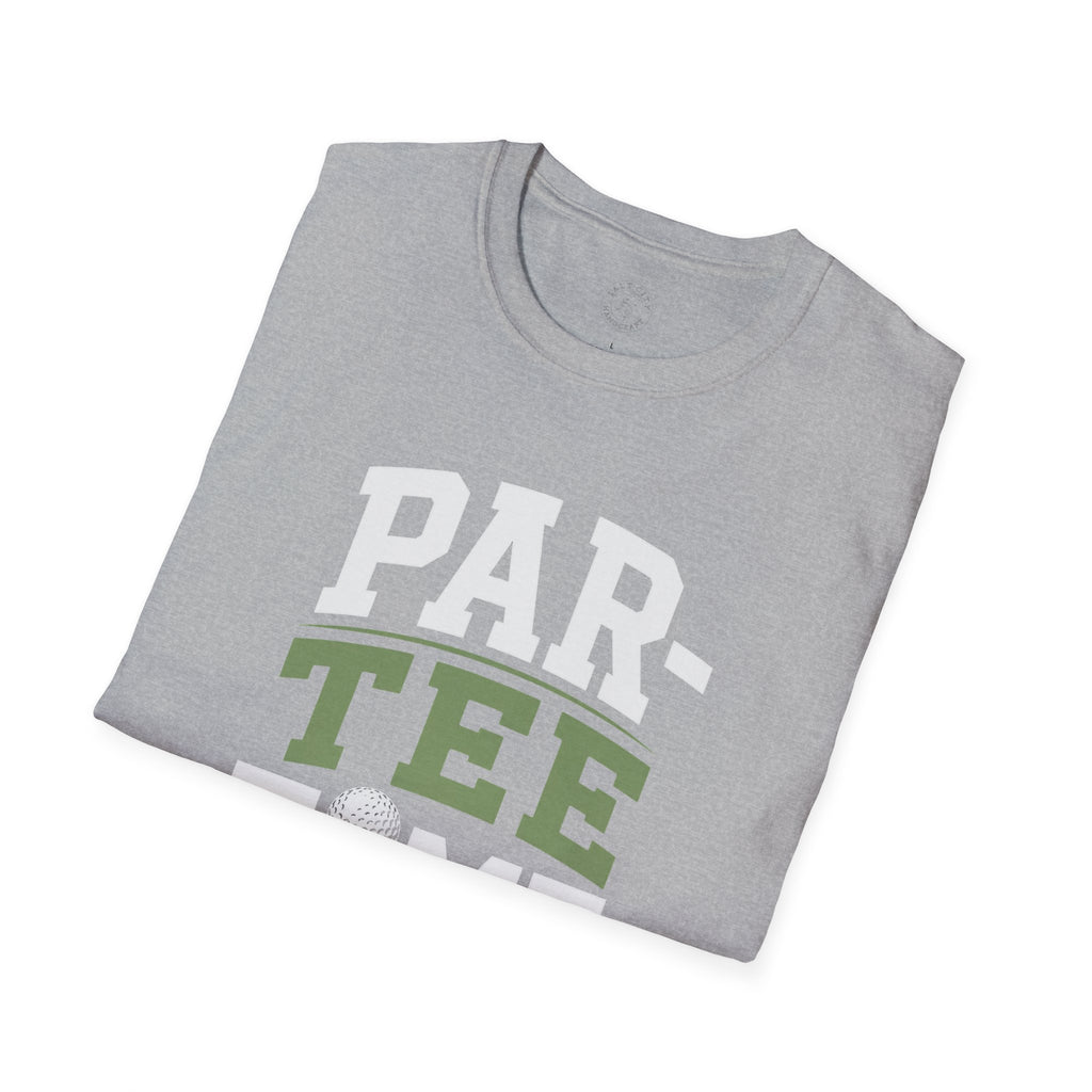 Par-Tee Time Golf T-Shirt — Funny Golf Shirt with Tee & Ball Design