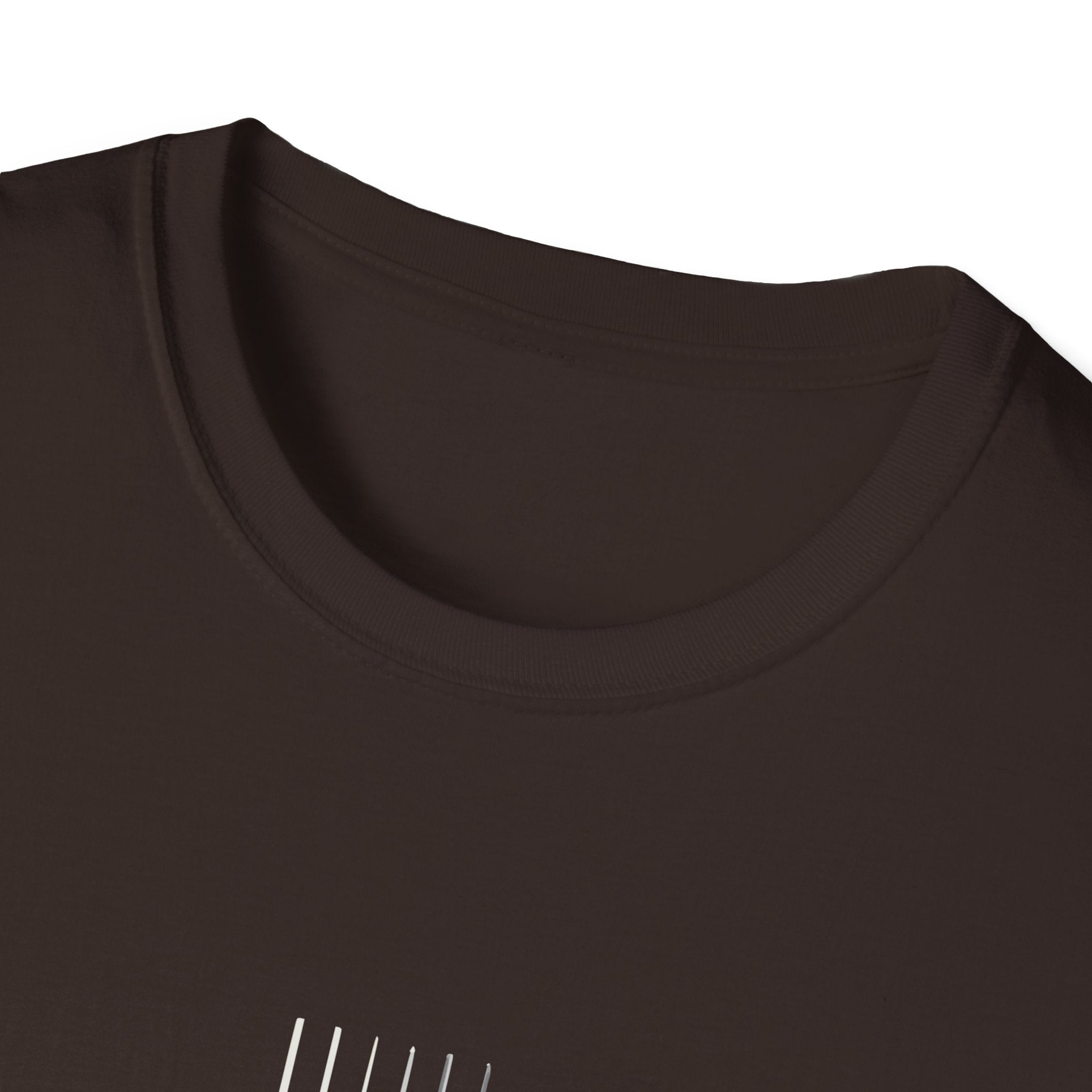 Minimal Acoustic Guitar Graphic T-Shirt | Yellow Guitar Strings