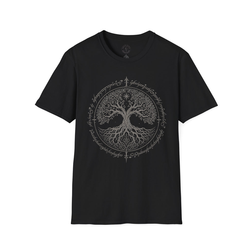 Tree of Life T-Shirt — Minimalist Mandala Design
