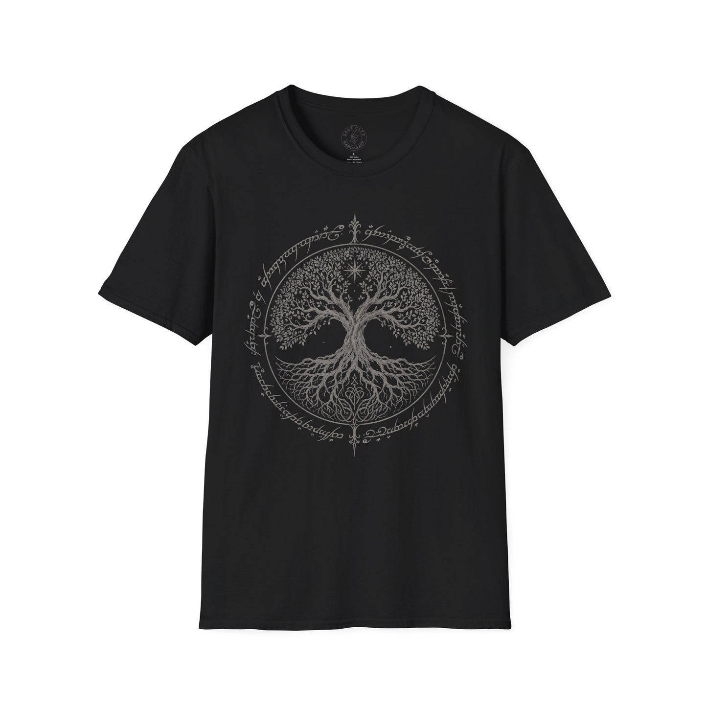 Tree of Life T-Shirt — Minimalist Mandala Design