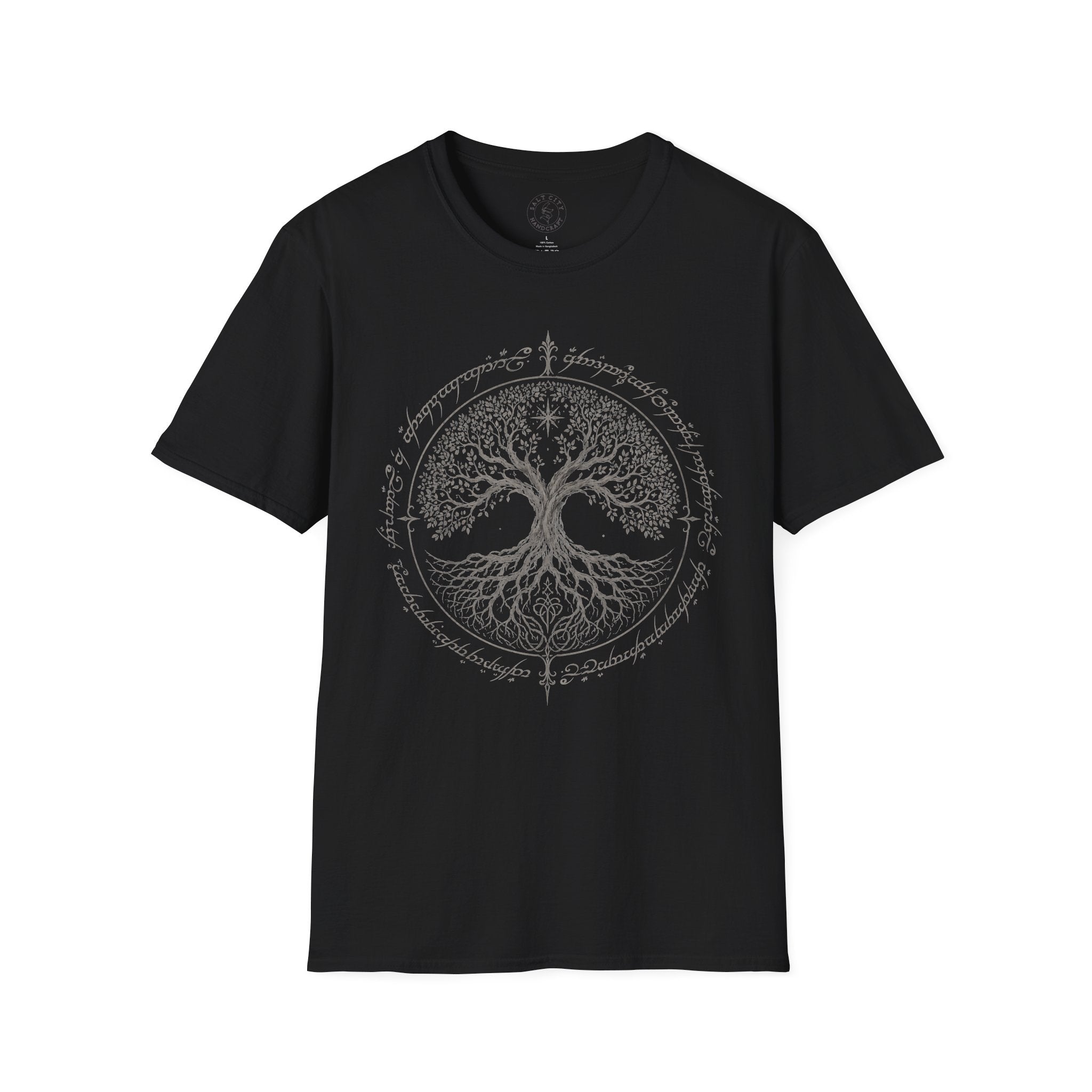 Tree of Life T-Shirt — Minimalist Mandala Design