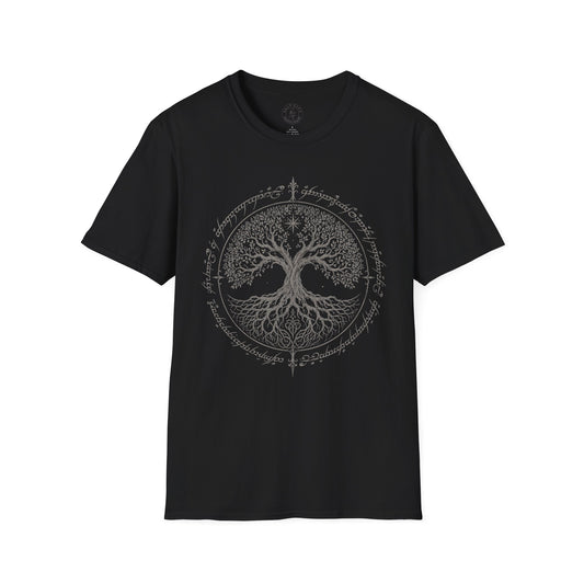 Tree of Life T-Shirt — Minimalist Mandala Design
