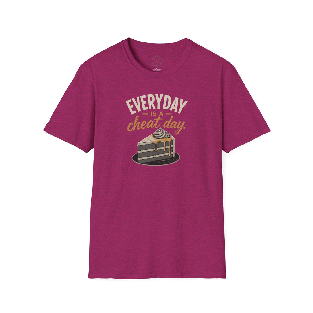 Everyday Is a Cheat Day T-Shirt — Funny Cake Dessert Lover Tee