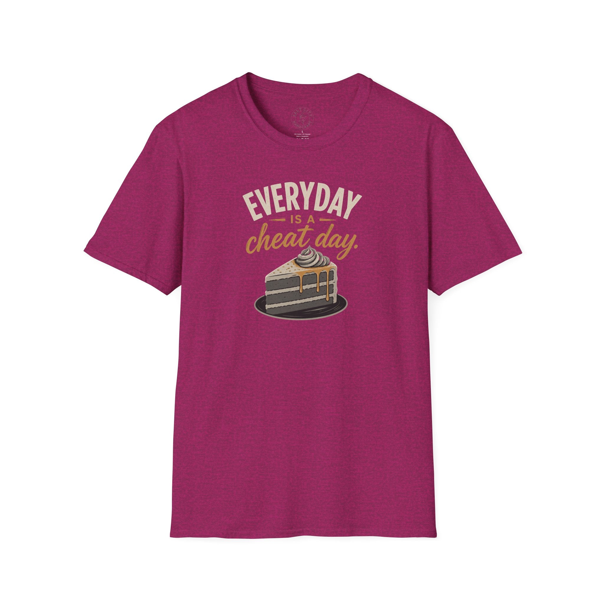 Everyday Is a Cheat Day T-Shirt — Funny Cake Dessert Lover Tee