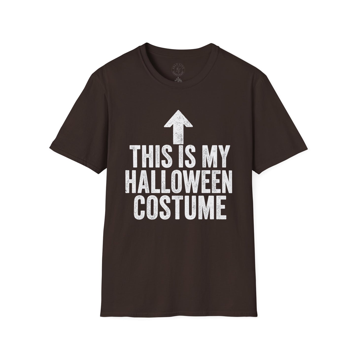 This Is My Halloween Costume T-Shirt — Funny Arrow Graphic Tee for Halloween
