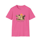 Unisex Girl and Dog T-Shirt — 'Trust the Journey' Dog & Girl Lakeside Sunset Tee