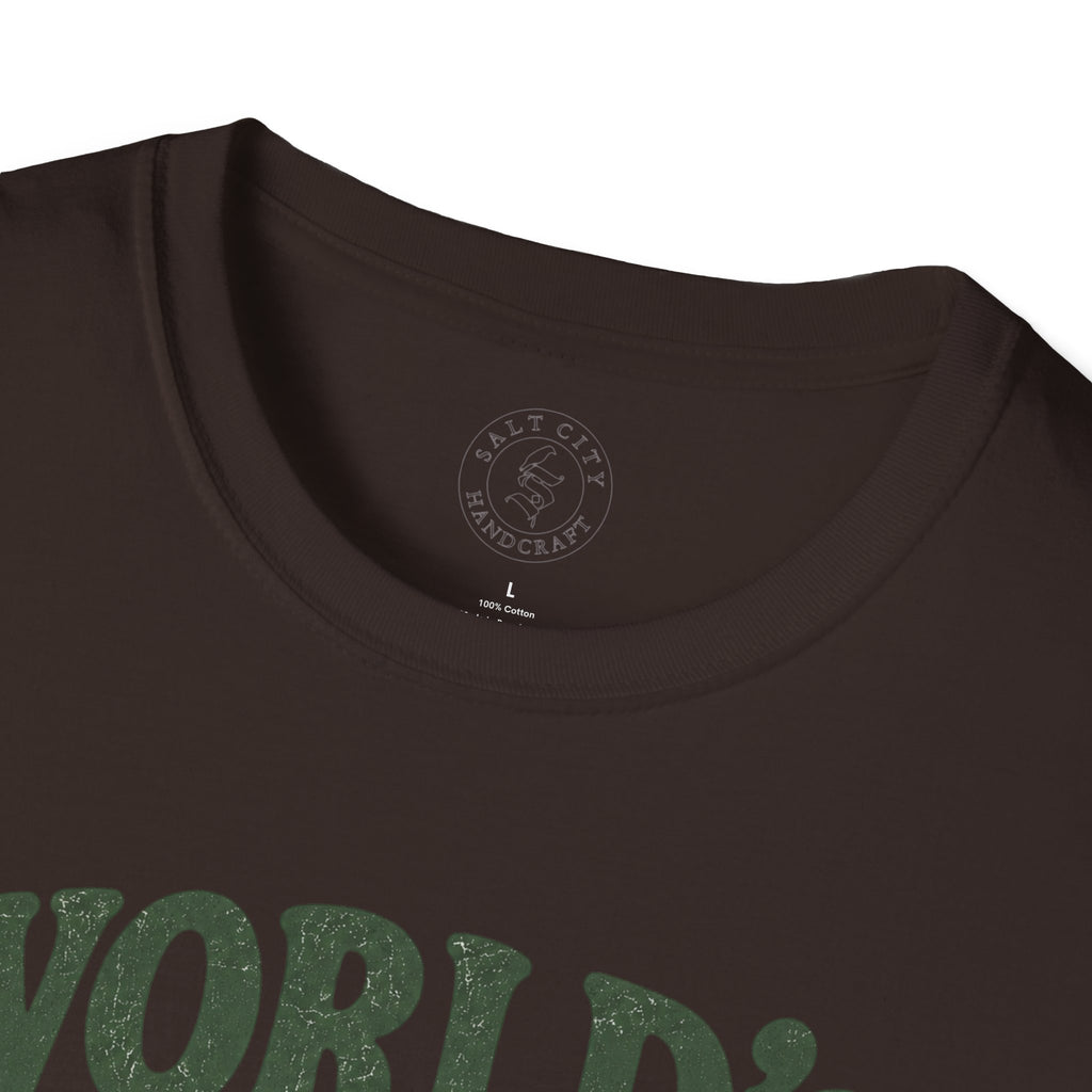 T-Shirt | "World's Okayest Golfer" Retro Golf Humor Tee | Golf Tee