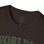 T-Shirt | "World's Okayest Golfer" Retro Golf Humor Tee | Golf Tee