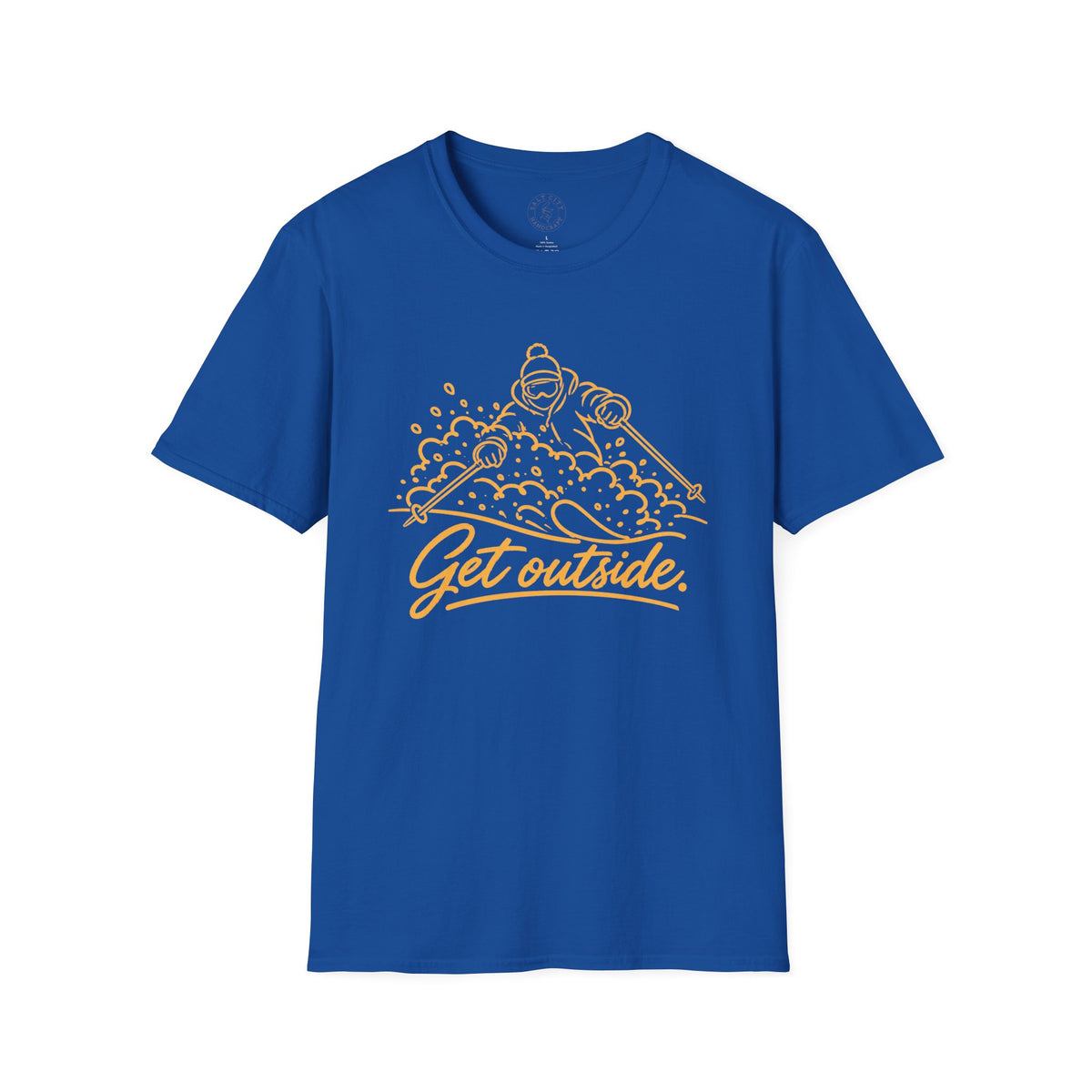 Outdoors T-Shirt — Get Outside Mountain Graphic Outdoor Adventure Tee