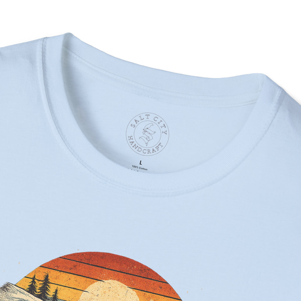 Yard Sale T-Shirt | Retro Mountain Ski Scene Graphic Tee | Ski Tee