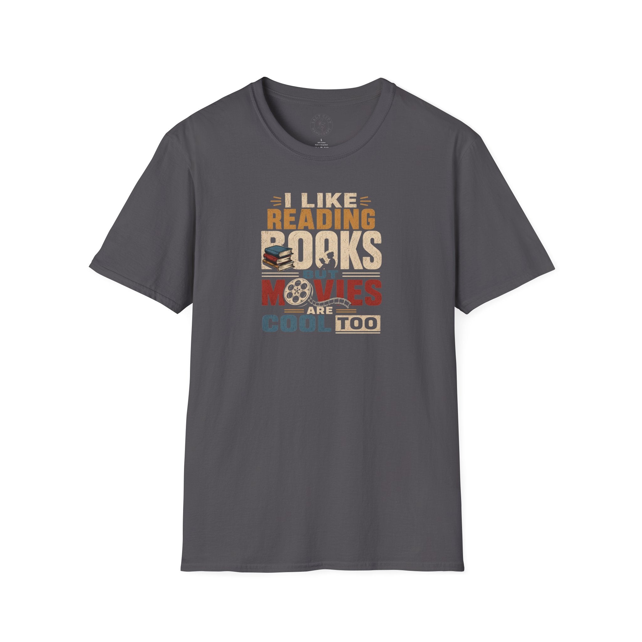 Books Unisex Softstyle T-Shirt | Funny Books And Movies Tee