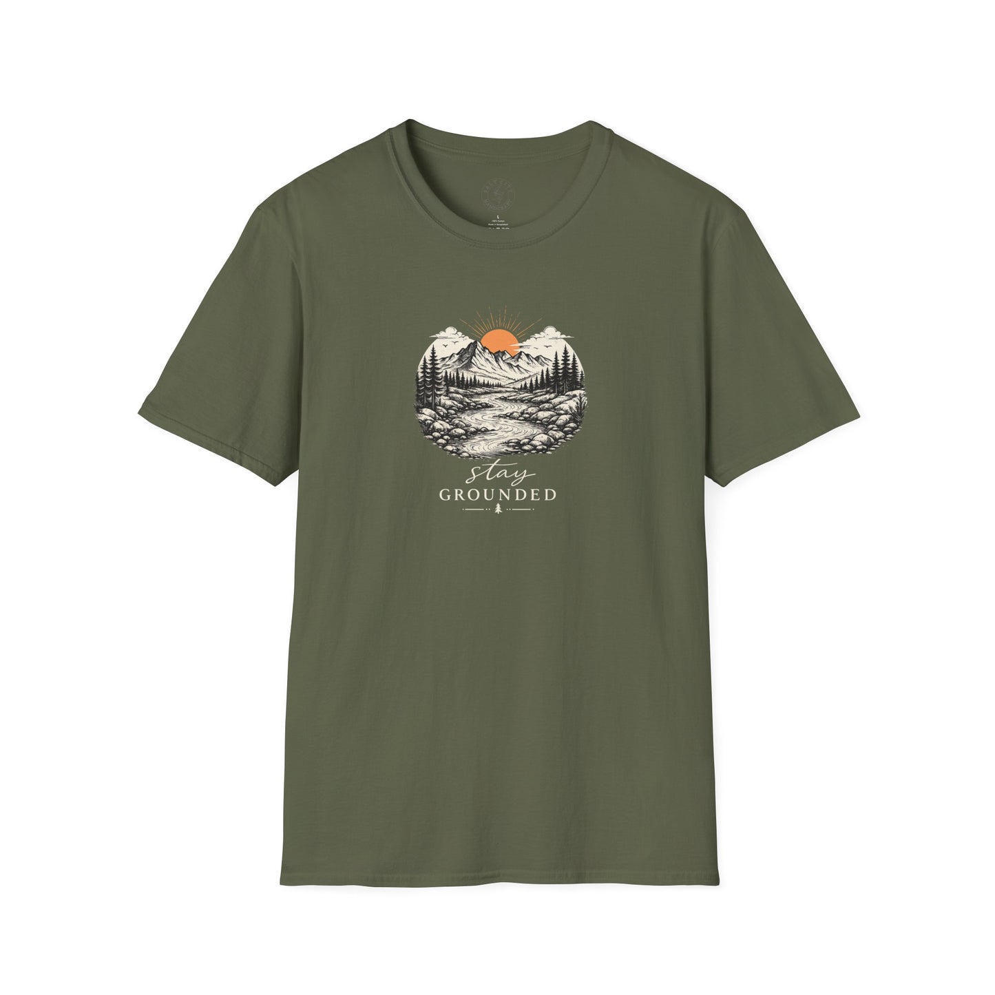 Unisex Softstyle "Stay Grounded" T-Shirt | Nature Tee