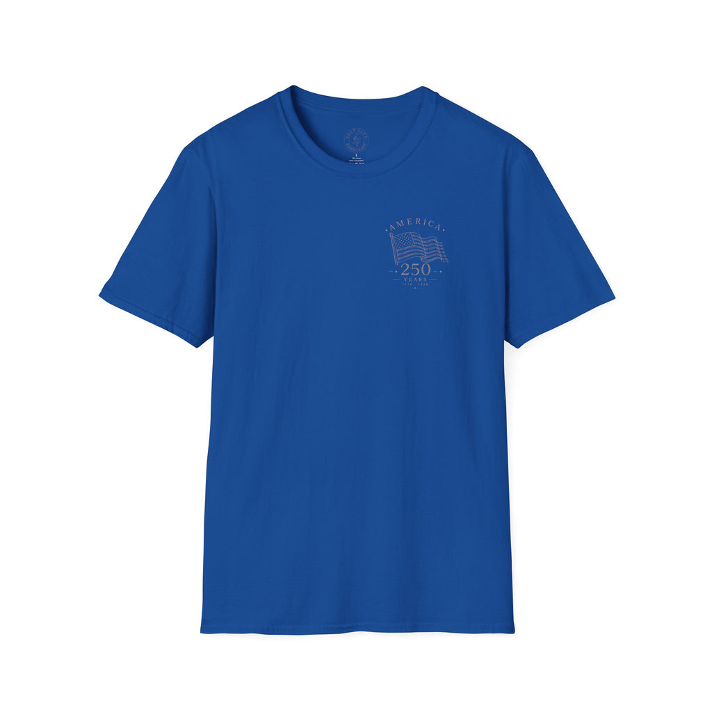 America 250 Years Commemorative T-Shirt | Minimal Patriotic Tee