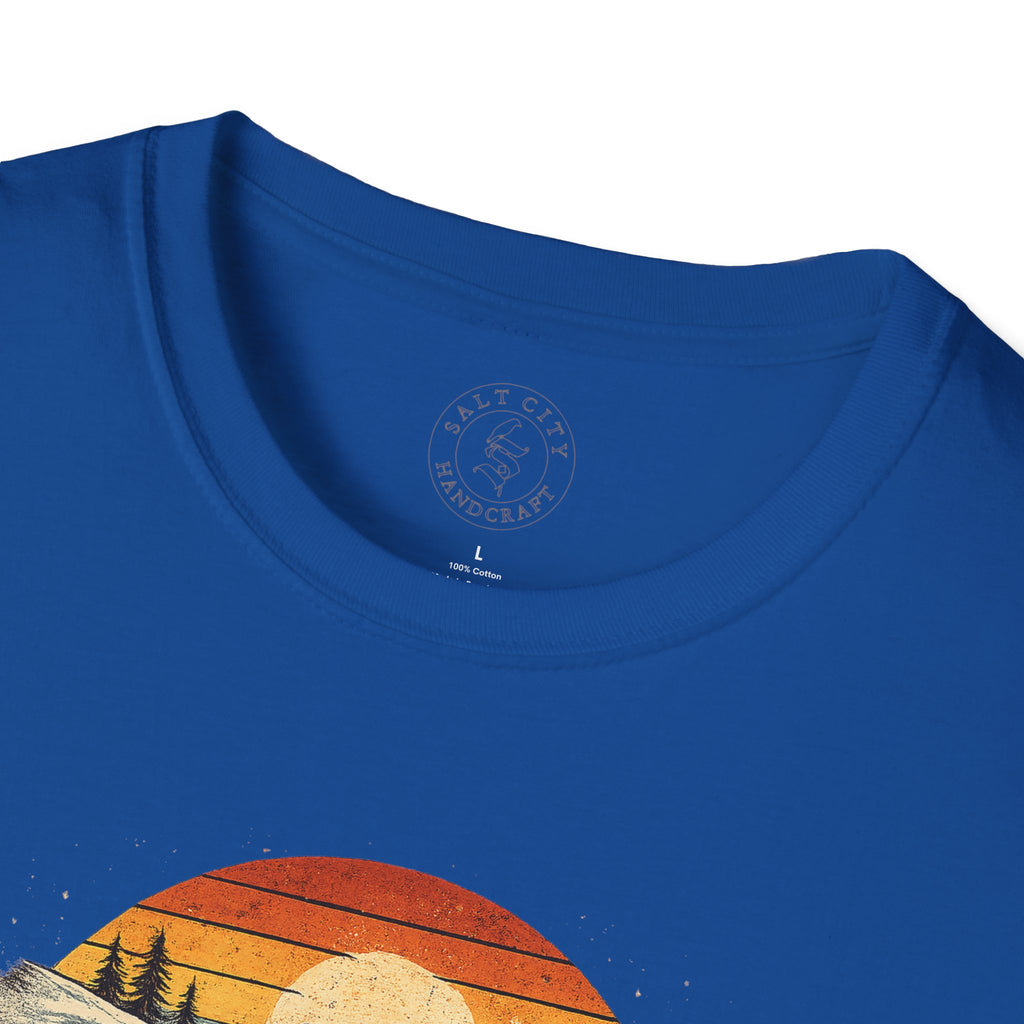 Yard Sale T-Shirt | Retro Mountain Ski Scene Graphic Tee | Ski Tee