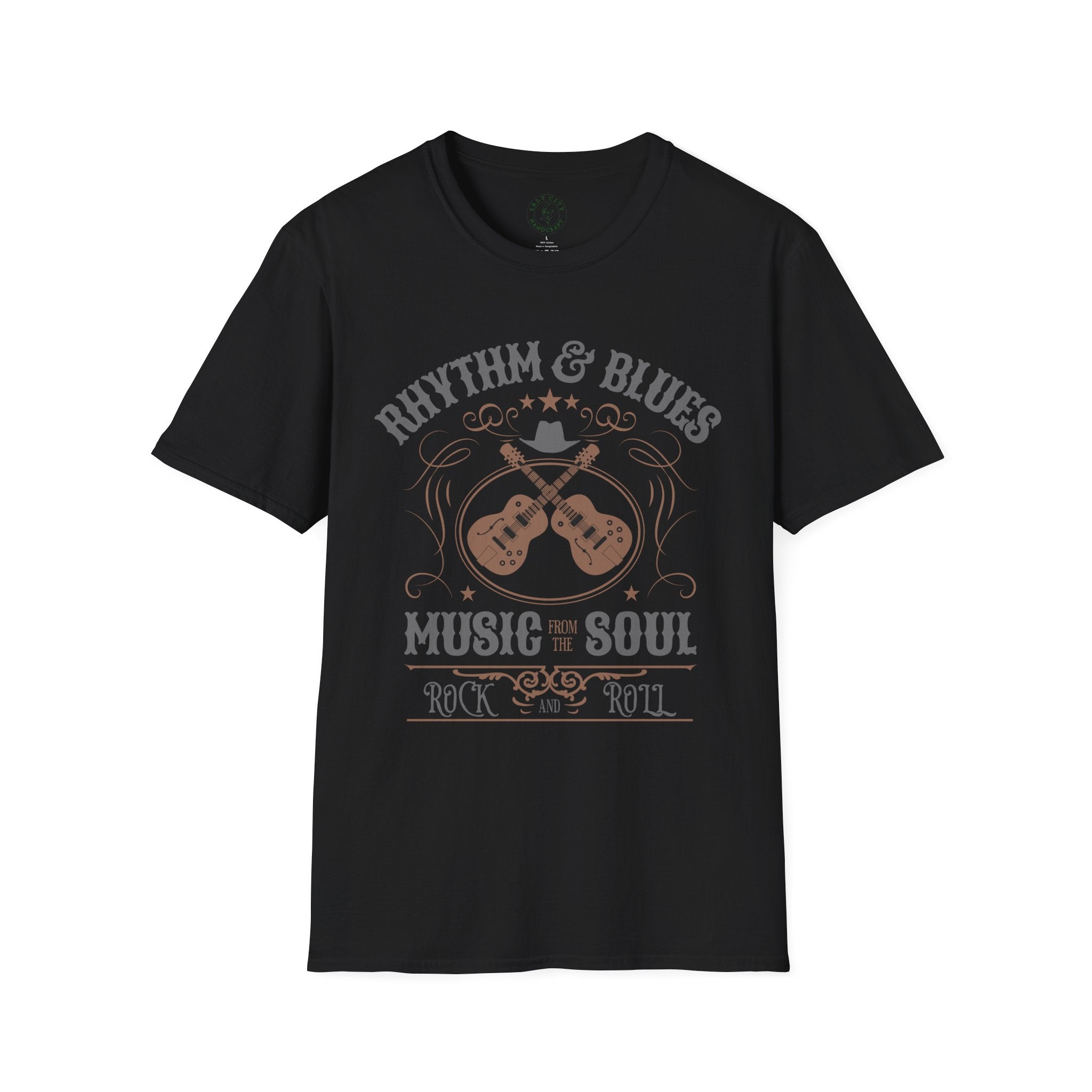 Rhythm & Blues Music of the Soul T-Shirt | Rock and Roll Guitar Design