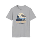 Bare Bones Fishing T-Shirt | Retro Angler Graphic Tee | Fishing Tee