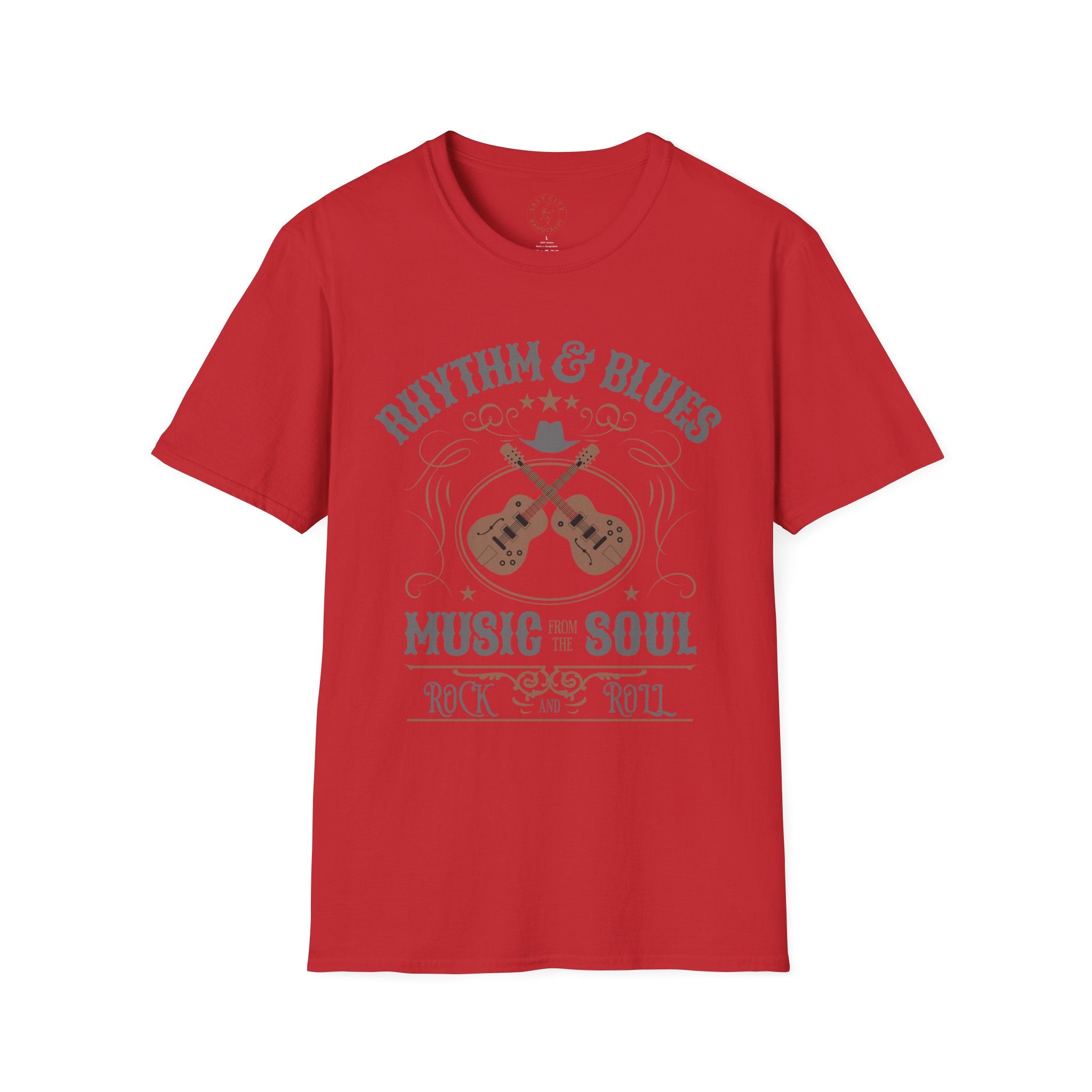 Rhythm & Blues Music of the Soul T-Shirt | Rock and Roll Guitar Design