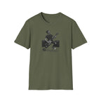 Rock and Roll Skeleton Tee | Unisex Softstyle Metal T-Shirt
