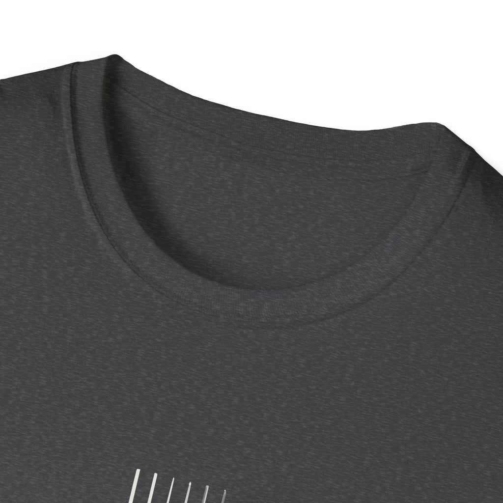 Minimal Acoustic Guitar Graphic T-Shirt | Yellow Guitar Strings