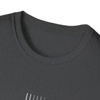 Minimal Acoustic Guitar Graphic T-Shirt | Yellow Guitar Strings