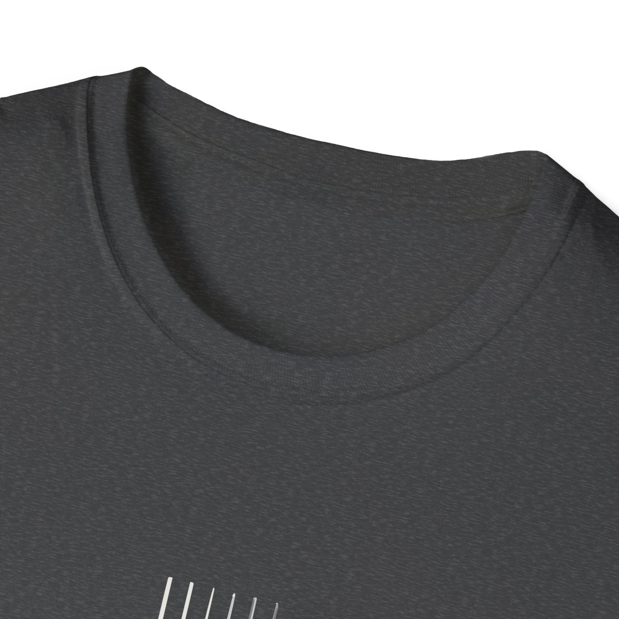 Minimal Acoustic Guitar Graphic T-Shirt | Yellow Guitar Strings
