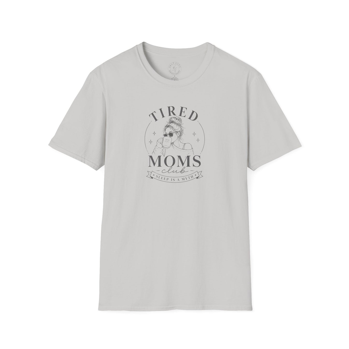 Tired Moms T-Shirt — 'Tired Moms' Graphic Tee for New & Busy Mothers