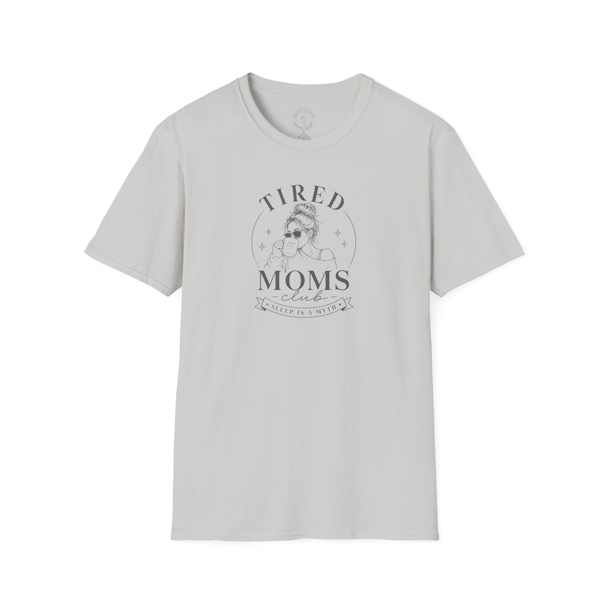 Tired Moms T-Shirt — 'Tired Moms' Graphic Tee for New & Busy Mothers