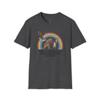 This Is Prolly My Awesomest T-Shirt — Funny Retro Rainbow Animal Graphic Tee
