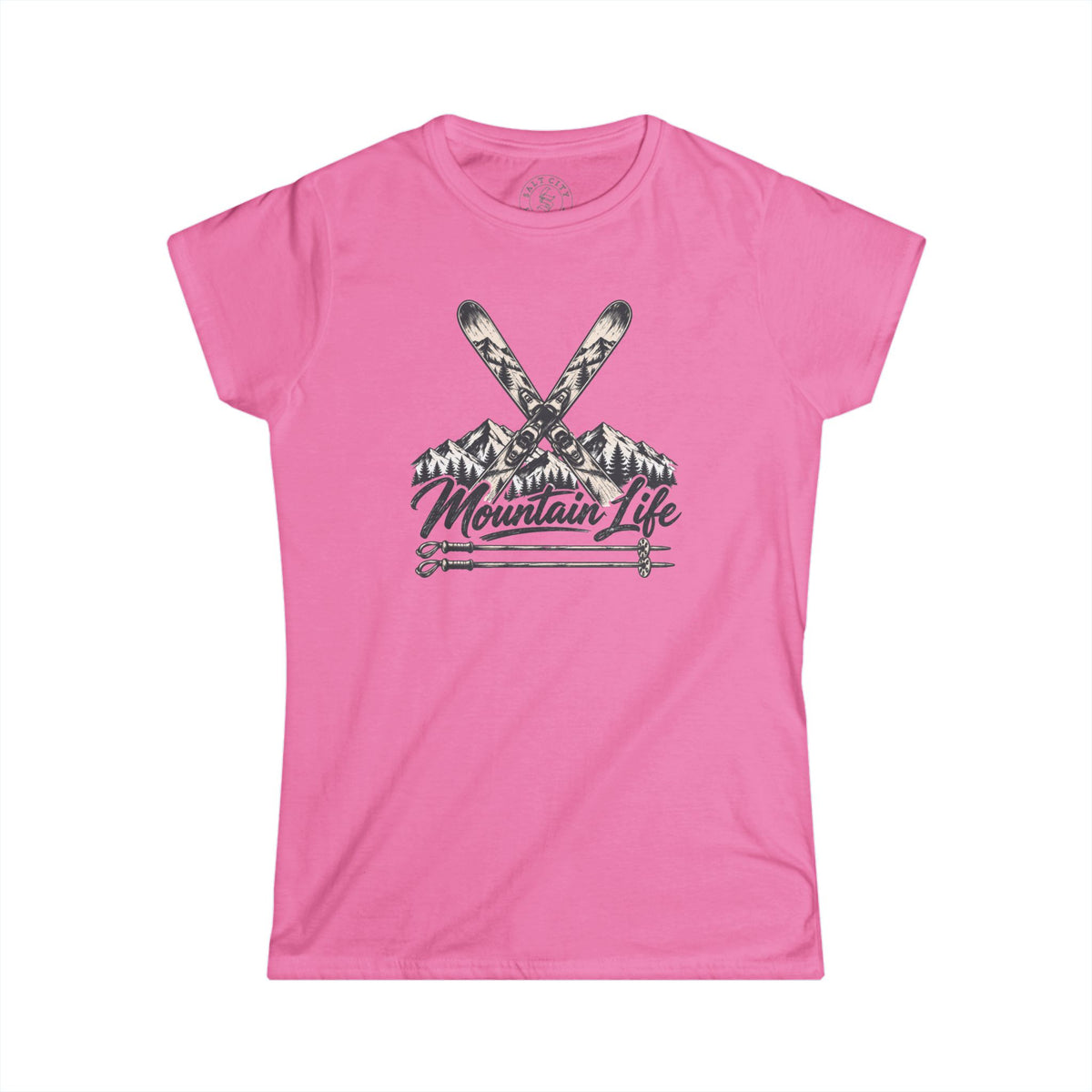 Women's Softstyle Mountain Ski Tee