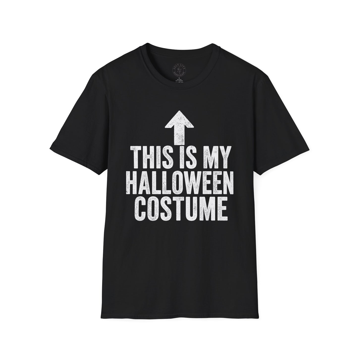 This Is My Halloween Costume T-Shirt — Funny Arrow Graphic Tee for Halloween