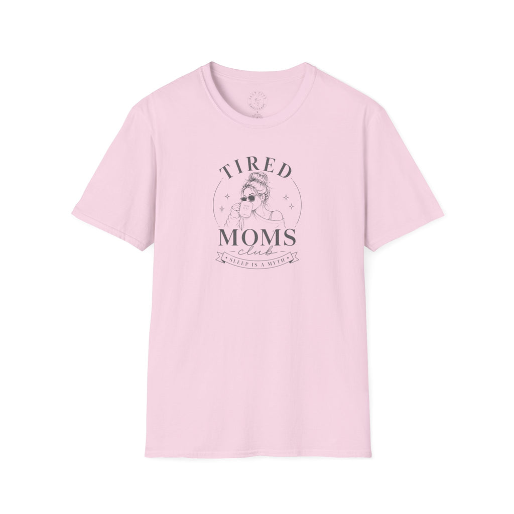 Tired Moms T-Shirt — 'Tired Moms' Graphic Tee for New & Busy Mothers