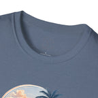 Calm Paradise Sunset T-Shirt — Tropical Beach Graphic Tee