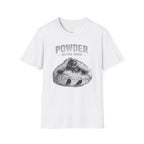 Powder Before Work T-Shirt — Ski & Snowboard Powder Lover Tee