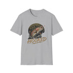 Fishing T-Shirt — 'Hooked' Rainbow Trout Graphic Tee
