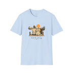 Unisex Girl and Dog T-Shirt — 'Trust the Journey' Dog & Girl Lakeside Sunset Tee