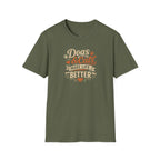 Dogs & Cats Make Life Better T-Shirt | Pet Tee