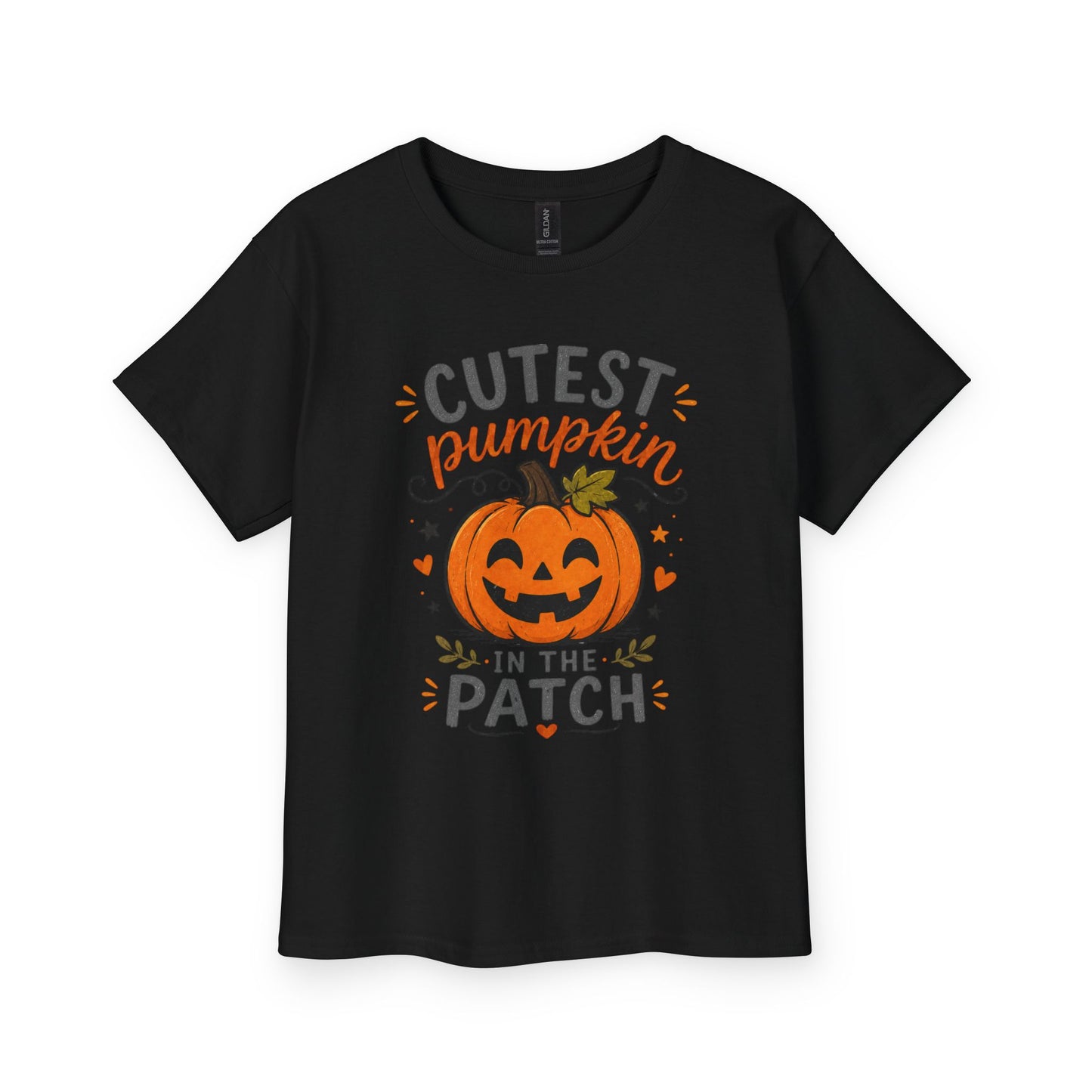 Youth Tee — "Cutest Pumpkin in the Patch" Halloween Kids Shirt