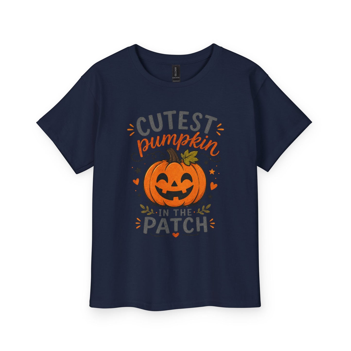 Youth Tee — "Cutest Pumpkin in the Patch" Halloween Kids Shirt