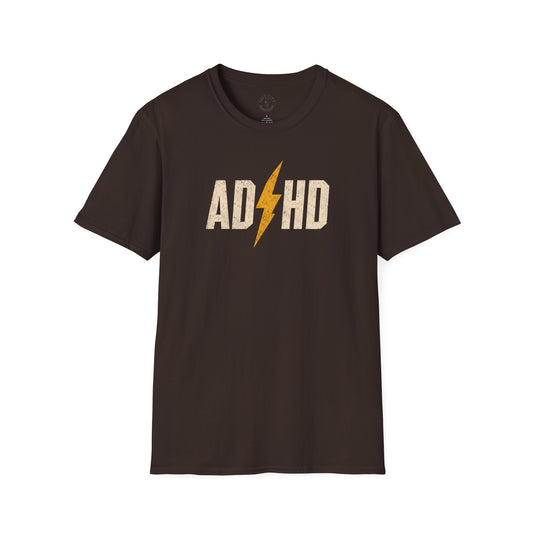 ADHD Lightning Bolt T-Shirt — Retro Tee