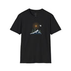 Backcountry Skier T-Shirt | Nature Minimalist Outdoor | Sunset Skier