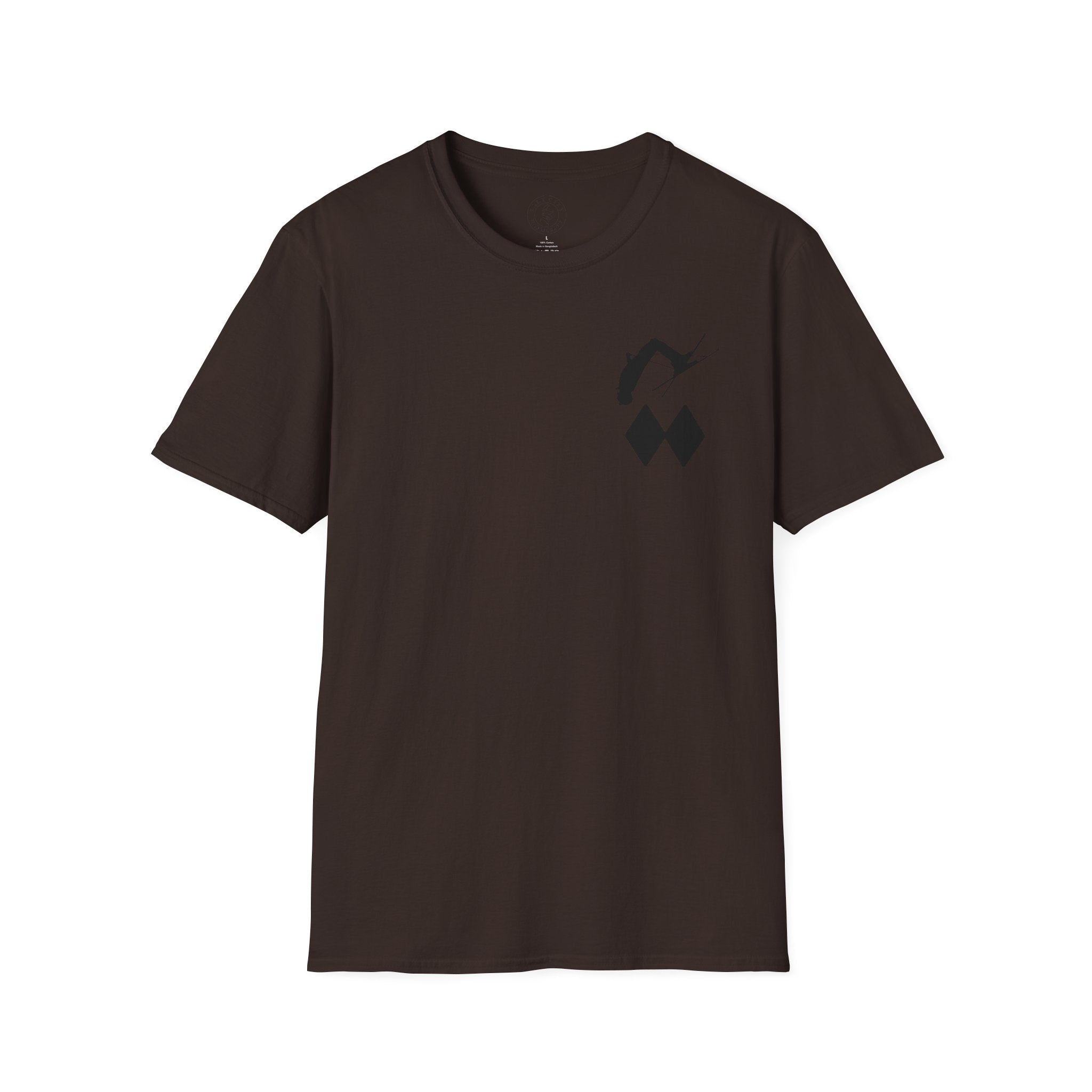 Black Diamond Skier-Backflip T-Shirt | Skier-Skiing Tee