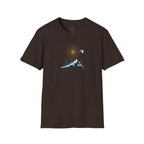 Backcountry Skier T-Shirt | Nature Minimalist Outdoor | Sunset Skier
