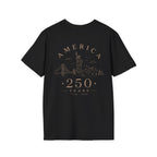 America 250 Years Commemorative T-Shirt | Minimal Patriotic Tee