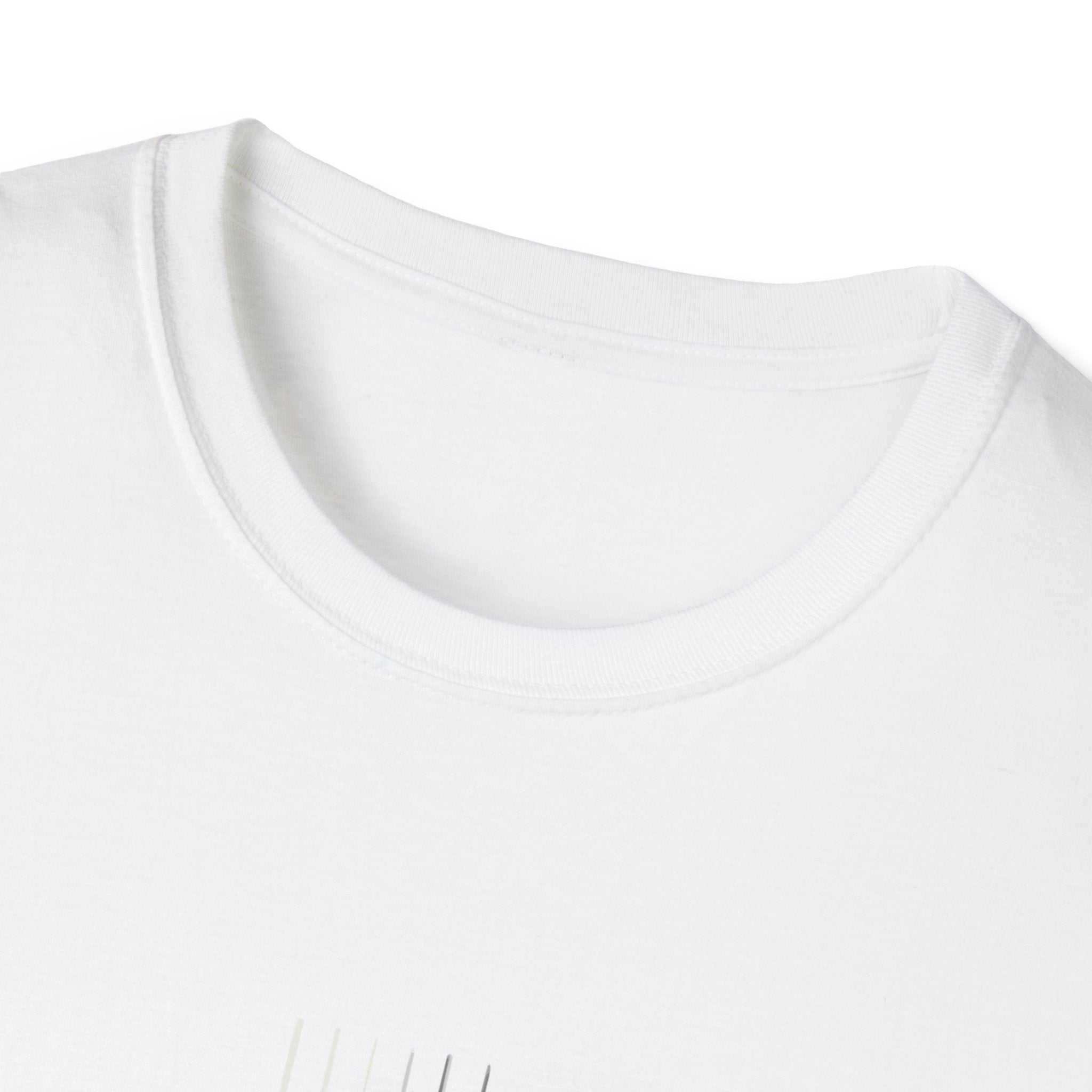 Minimal Acoustic Guitar Graphic T-Shirt | Yellow Guitar Strings