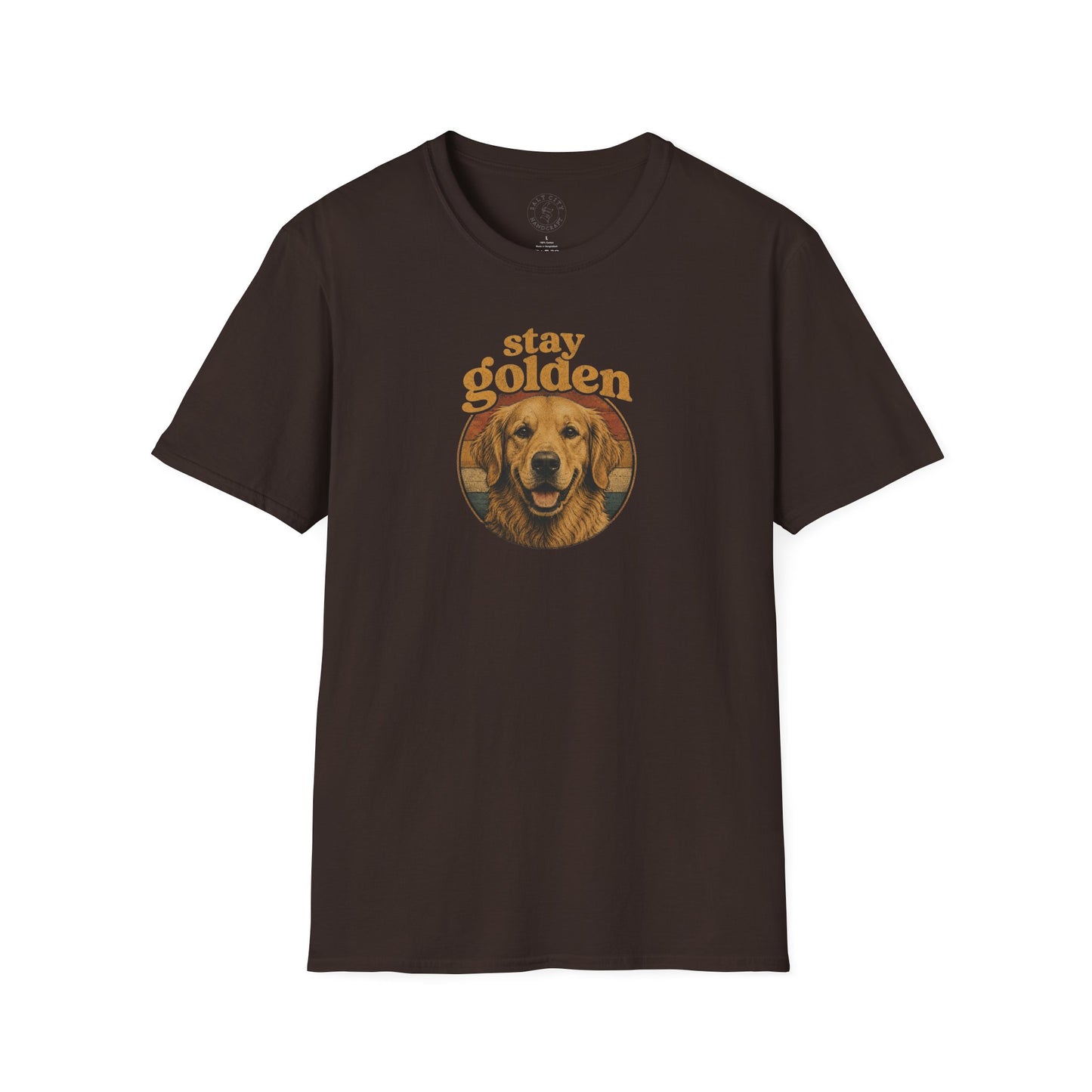 Stay Golden Golden Retriever T-Shirt — Cute Dog Lover Tee