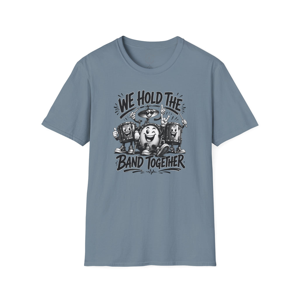We Hold The Band Together T-Shirt — Vintage Music Cartoon Tee