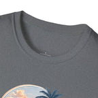 Calm Paradise Sunset T-Shirt — Tropical Beach Graphic Tee