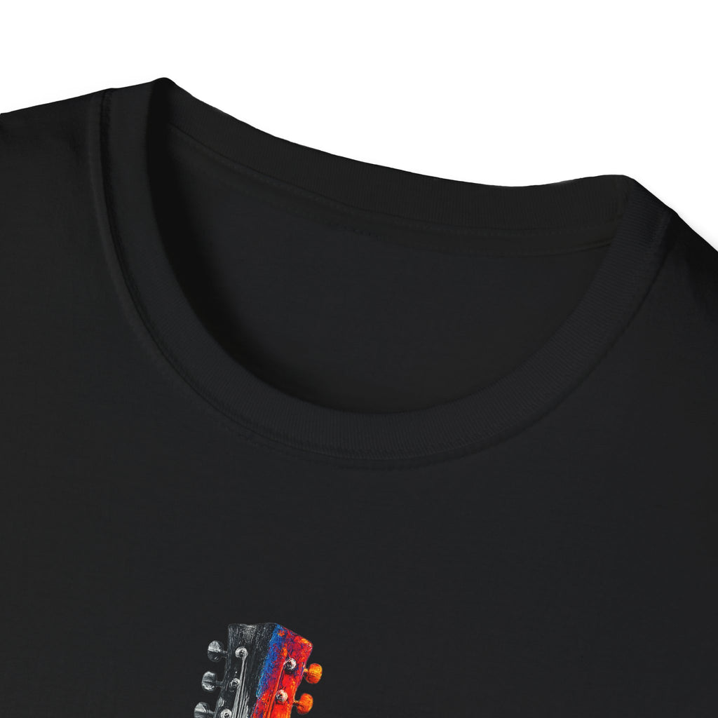 Acoustic Guitar Paint T-Shirt | Acoustic Guitar Shirt