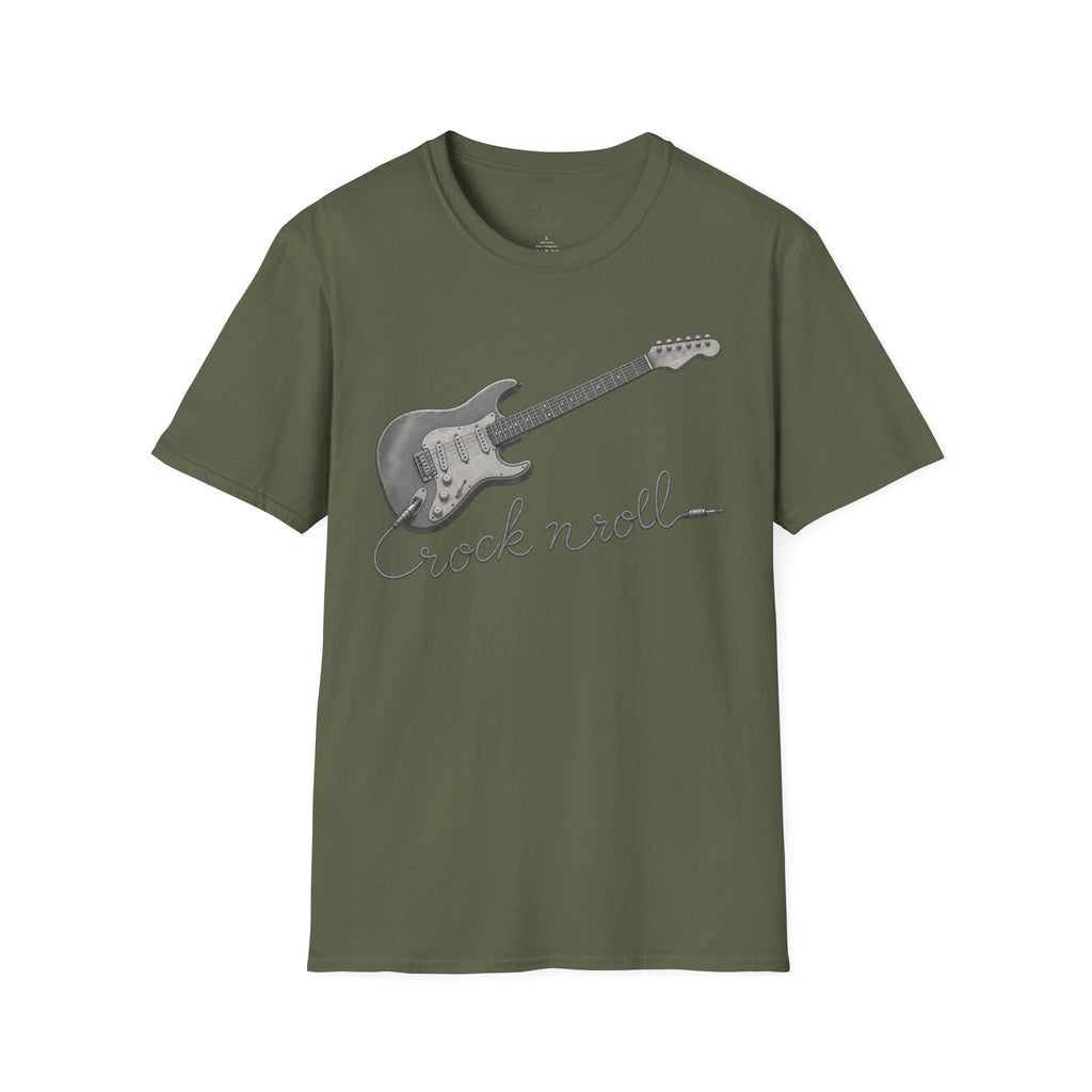 Guitar "Rock n Roll" T-Shirt – Vintage Electric Guitar Tee