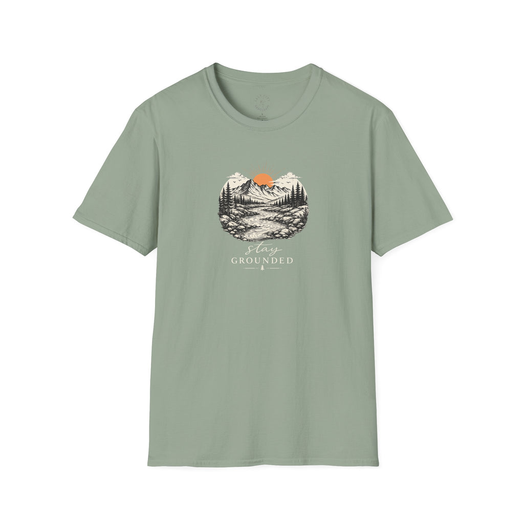 Unisex Softstyle "Stay Grounded" T-Shirt | Nature Tee